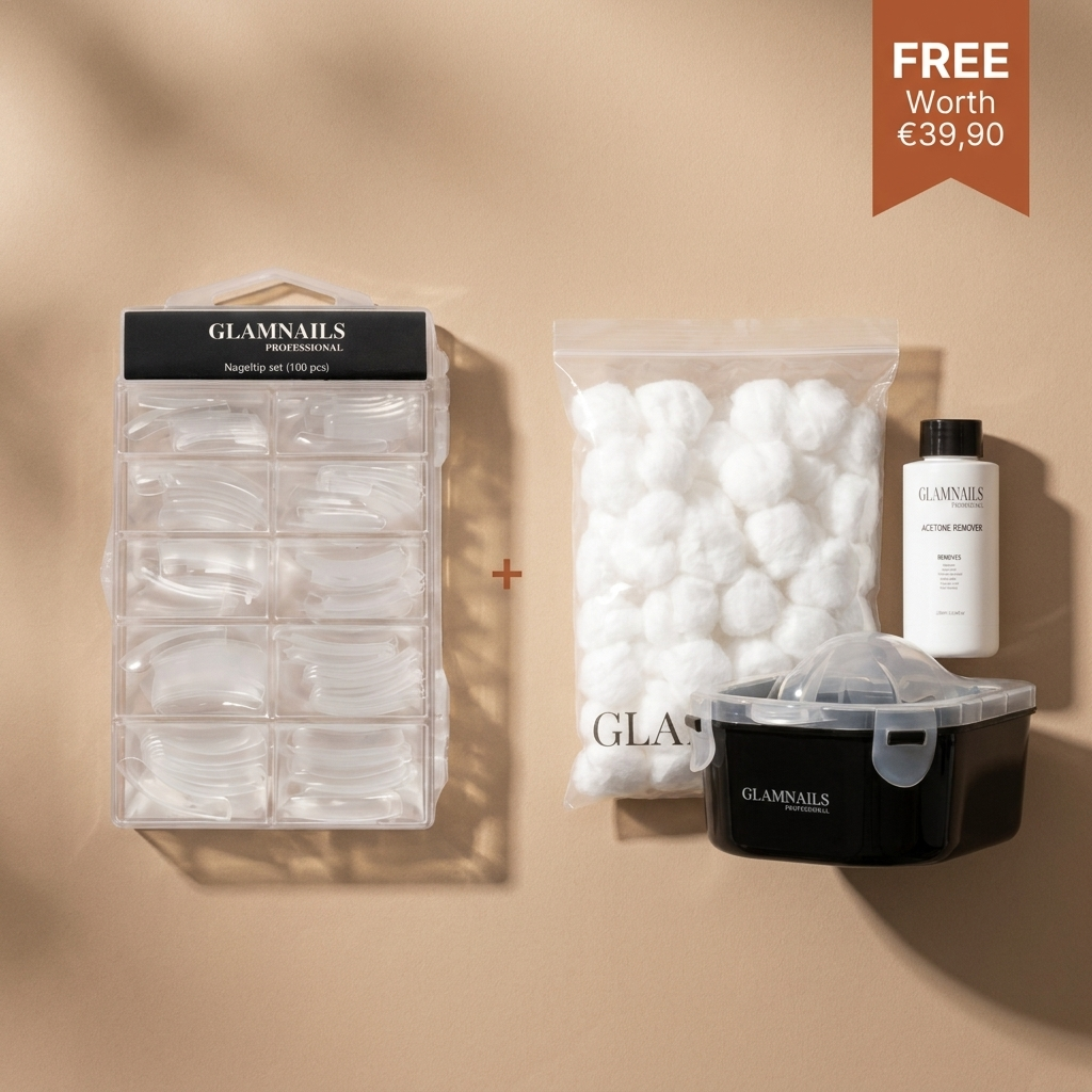 Polygel Starterset | 4+4 Gratis Kleuren Glamnailsprofessional