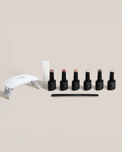 Glamnailsprofessional Health & beauty > Nail care > Nail gel 3-in-1 One Step Gellak Everything Starter set | 3+3 Free Colors